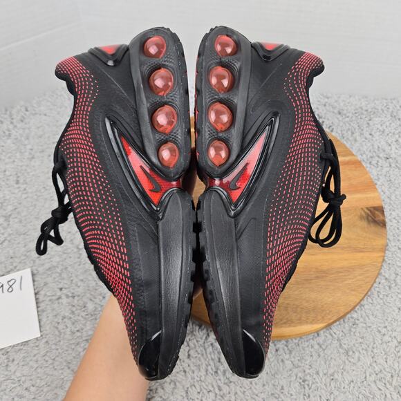Nike Mens 10.5 Air Max DN Bred Black University Red Athletic Sneaker HV5235-002 - Picture 7 of 12